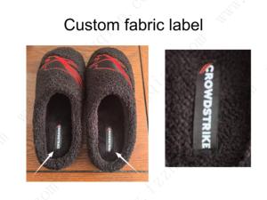 Modello personalizzato ricamo inverno caldo soffice per le pantofole per le donne degli uomini termico pile di peluche casa pantofole - Product Image 3