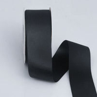 Pita Satin Poliester Lebar 4cm untuk Rangkaian Bunga, Kemasan Hadiah, Kue, Pita Buatan Tangan, Dekorasi Pernikahan, Pita Webbing