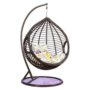 Fauteuil suspendu double en or pour chambre à coucher, <span class=keywords><strong>hamac</strong></span> automatique en forme d'œuf pour adultes, intérieur/extérieur, en fer, importateur - Product Image 4