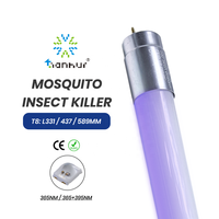 Lámpara de Control de Plagas de 164mm y 168mm, lámpara de control de plagas, antiinsectos, LED UV, 0.7PF + 395T8-10W-Z589 + mm