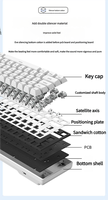 Teclado para Juegos USB-C con Retroiluminación RGB al 60%, Ultra Compacto, 68 Teclas, Mecánico, Diseño Mini