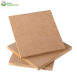 Panneau de fibres à densité moyenne (MDF) mélaminé de qualité E1, écologique, résistant à l'humidité, taille personnalisée, surface brillante 18 mm, pour mur de chambre - Product Image 1