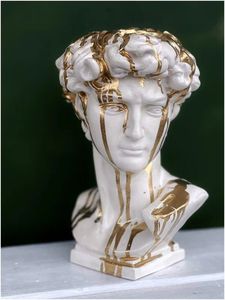 Busto de David en Mármol Blanco Natural, Escultura Italiana Moderna Tallada a Mano, Adorno para Galería de Bellas Artes, Iglesia de Luca, Sala de Estar - Product Image 4