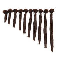 Extensions de dreadlocks Vastdreads 0.4/0.6/0.8cm 100% cheveux humains, extensions de locs afro crépues en cheveux naturels, dreadlocks en cheveux humains