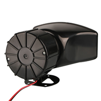 Sirène d'alarme portable étanche 130 dB, 220 V, corps en ABS, klaxon d'avertissement industriel extérieur pour la sécurité incendie et la sécurité