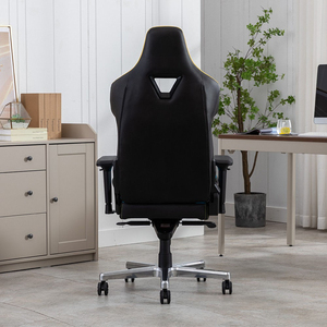Chaise de jeu ergonomique en cuir pivotante inclinable, style racer, mobilier pour ordinateur, chaise de gamer - Product Image 3