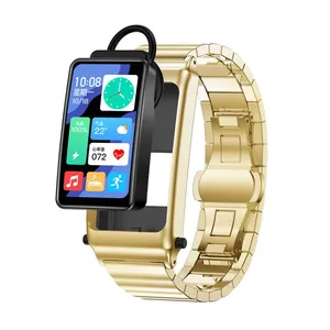 Reloj <span class=keywords><strong>Inteligente</strong></span> K80 <span class=keywords><strong>con</strong></span> Auriculares <span class=keywords><strong>Bluetooth</strong></span> 2 en 1, Llamadas, Pagos, Acceso NFC, Modelo B7 para Hombre, para Uso Diario y Actividades - Product Image 3