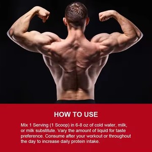 Integratori Proteici Nutrizionali ad Alto Contenuto OEM, Prezzo all'Ingrosso di Fabbrica, Integratori Proteici Muscolari Adatti per Atleti - Product Image 4