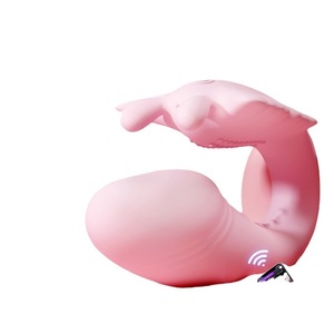 เครื่องนวดกระตุ้นจุดซ่อนเร้นรูปผีเสื้อสำหรับผู้หญิง ขนาดเล็ก น้ำหนักเบา นุ่มนวล ยืดหยุ่นได้ 10 ระดับความถี่ ชาร์จผ่าน USB ใช้ได้ทุกวัน - Product Image 5