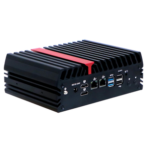 PC sans ventilateur <span class=keywords><strong>AMD</strong></span> <span class=keywords><strong>Ryzen</strong></span> R2314 8 cœurs 4K pour DDR4 SSD+HDD 6 ports COM RS232/485, large plage de tension 12-24V, boîtier d'ordinateur embarqué, neuf - Product Image 5
