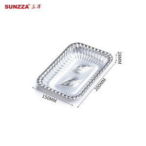SUNZza แพ็กเกจเทอร์โมฟอร์มฟู้ดเกรดดีไซน์ใหม่ถาดพลาสติกแบบใช้แล้วทิ้งเนื้อหมูเนื้อหมูผักเนื้อแกะพร้อมฝาปิด - Product Image 6