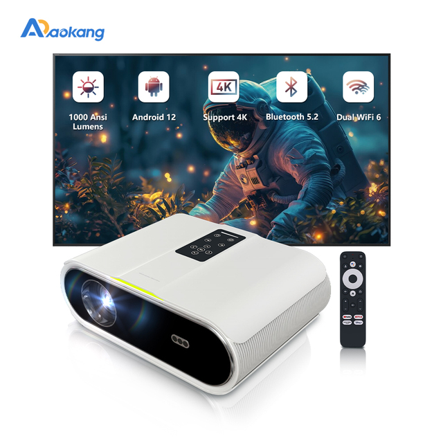 Full HD 1080P Android Projector Home Cinema X1 LED Projectors Portable Game Outdoor Theater 4K Movie Auto Focus WIFI