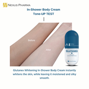 Crema corporal Glutanex para después de la ducha, suero iluminador y abrillantador, hidratante diario de textura rica, reparador y abrillantador para piel sensible. - Product Image 3