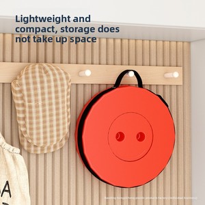 Tabouret pliant rond télescopique arc-en-ciel d'extérieur, portable et réglable, pour file d'attente, voyage, pêche, changement de chaussures XA-232 - Product Image 3