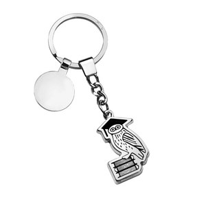 Portachiavi a Forma di Gufo per Laurea, Regalo Aziendale Perfetto - Product Image 1