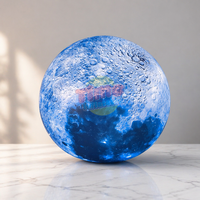 Ballons gonflables géants LED Lune Planète, imprimés UV, étanches, pour la publicité événementielle et les décorations