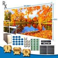 Écran LED 3D P1.25 le plus vendu, mur vidéo LED, module d'affichage LED ultra-fin P2.5, panneau publicitaire commercial