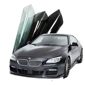 车窗透明隔热防紫外线纳米陶瓷车窗着色薄膜卷太阳能偏光车窗着色