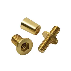 Professional Brass Copper Electrical Switches CNC Machining Components Turning Milling Processing Center