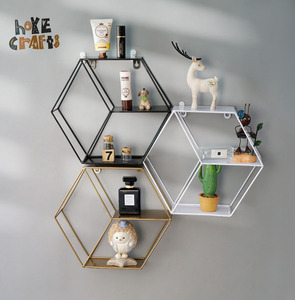 Decoration Industrial Floating Hanging <strong>Wall</strong> Shelves <strong>Storage</strong> <strong>Racks</strong> - Product Image 1