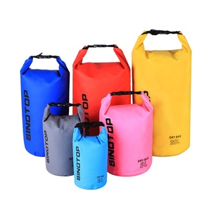 กระเป๋าแห้งกันน้ำพิมพ์โลโก้ตามสั่ง 5 ชิ้น ขนาด 2L 5L 10L 15L 20L 30L สำหรับเดินป่า ว่ายน้ำ ทำจาก PVC 500D  แบบกันน้ำ Ocean Pack - Product Image 3