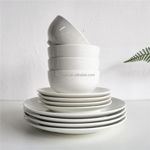 <span class=keywords><strong>Service</strong></span> de <span class=keywords><strong>table</strong></span> américain, 12 pièces, <span class=keywords><strong>service</strong></span> de <span class=keywords><strong>table</strong></span> en <span class=keywords><strong>porcelaine</strong></span> <span class=keywords><strong>blanche</strong></span> - Product Image 2