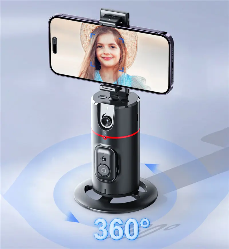 Ai Intelligente P02 Gimbal Stabilisator 360 Rotatie Auto Face Tracking Smart Phone Gimbals Met Mobiele Telefoon Houder