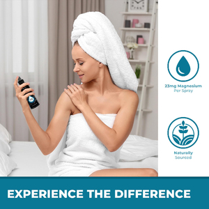 Semprotan minyak Magnesium Label pribadi, untuk ketidaknyamanan kaki dan mendorong tingkat tidur yang tenang, relaksasi otot penghilang stres - Product Image 3