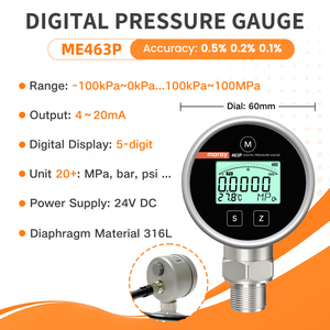 <span class=keywords><strong>Manomètre</strong></span> numérique électrique Moray ME460 Series OBM ODM à affichage 5 chiffres, haute précision, en acier inoxydable - Product Image 5