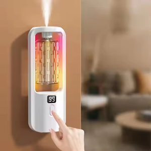 Nouveau diffuseur d'arômes numérique à ultrasons avec écran, pulvérisation automatique, mural, ensemble de quatre pièces, petit format, essentiel - Product Image 1