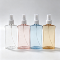 Flacon pulvérisateur carré en PET de 100 ml avec pompe pour nettoyant visage et lotion