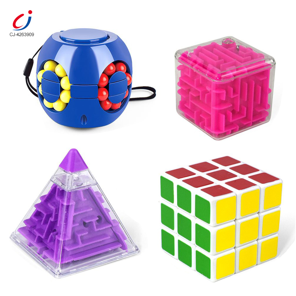 PLAYZOCO Cube Maze, Cube Puzzle, Three-dimensional Puzzle Cube, 3D Maze, Space Challenge Game, 3D Maze Puzzle, Suitable For Children And Adults, 8x8x8cm, Pink