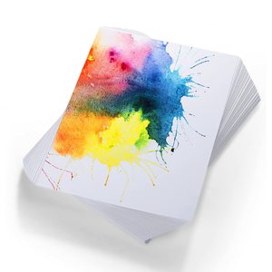 Confezione da 120 Fogli di Carta per Acquerello A4 200g, Carta a Pressione Fredda per Studenti di Acquerello e Artisti Principianti, Formato A3 - Product Image 1