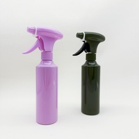 Bouteille pulvérisateur en plastique PET de 350 ml avec gâchette en PP pour l'emballage des salons de coiffure