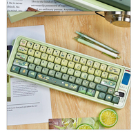 Keycaps Rain Frog 132 touches profil M-OA en PBT avec impression par sublimation pour clavier mécanique à switches MX 61/64/68/104/108