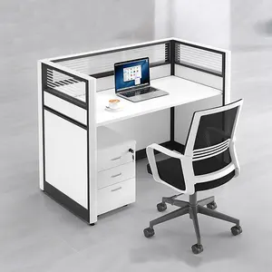 Modernes Design Gewerbliche Möbel Computer Workstation Trennwände 4 Personen Bü ropers onal Tisch Schreibtisch