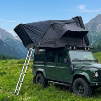 Tente de toit rigide ABS à ouverture latérale pour camion, 3-4 personnes, en Oxford, toutes saisons, pour camping 4x4, modèle 2026, vente chaude