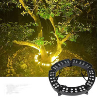DC24V LED Kleine Solar-Gartenlandschaftsringleuchte mit Aluminiumlegierungsgehäuse für Baum- und Palmenbeleuchtung, IP67-zertifiziert
