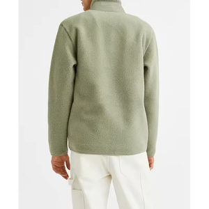 All'ingrosso Pullover da uomo orsacchiotto in pile mezza Zip giacca a tinta unita <span class=keywords><strong>felpa</strong></span> Streetwear per la stagione primaverile - Product Image 6