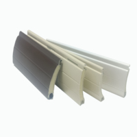 Shinilion Panneau de volet roulant en alliage d'aluminium double couche 37 mm, design moderne, ouverture verticale, durable, ISO9001/CE