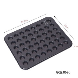 48 Cup Round Hole Baking Mold Non Stick Bottom Cake Egg Tart Mold Household Pastry Pan - Product Image 4