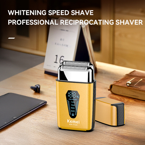 Afeitadora Eléctrica Kemei Km-t123, Recortadora de <span class=keywords><strong>Barba</strong></span>, Afeitadora de Lámina Metálica Recargable, Máquina de <span class=keywords><strong>Afeitar</strong></span> - Product Image 2