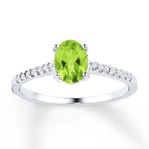 Bague en argent sterling 925 avec péridot vert à trois pierres pour femmes, bijoux personnalisés, bagues fines, bague de fiançailles en péridot - Product Image 6