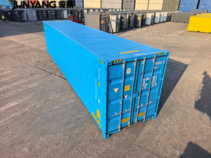 Contenedor de 40' HC con puertas dobles y rieles laterales, de acero Corten, tipo seco, para transporte de carga marítima, a la venta en cadena - Product Image 5