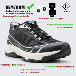 Fabricantes <span class=keywords><strong>de</strong></span> Zapatos Personalizados LANCI, Zapatos <span class=keywords><strong>de</strong></span> Senderismo <span class=keywords><strong>de</strong></span> Diseño Personalizado para Hombre, Zapatillas Deportivas para Caminar y Correr - Product Image 1