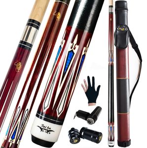 Queue de billard Tai Ba en 2 parties, 58 pouces, en érable canadien professionnel (21 oz), disponible en bleu, noir, rouge, gris ou vert - Product Image 1