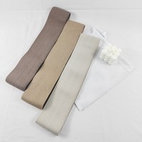 Bandes de résistance pour l'exercice, entraînement pour les fessiers, trois niveaux de résistance, lot de trois, couleurs beige, nude, marron
