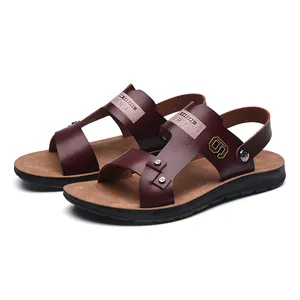 Men's Fashion Casual Hand-made Sandals Beach Shoes Indoor And Outdoor Slippers