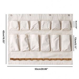 Wall Hanging Organizer Wall Hanging Storage Bag with Pockets for Bathroom Bedroom Kitchen Dorm Room Storage and Organization - Product Image 3