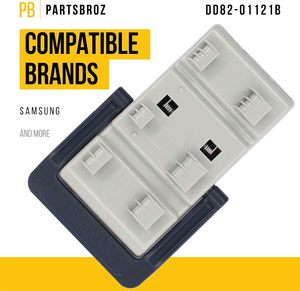 PartsBroz-Ajustador de rejilla para lavavajillas, compatible con modelos de <span class=keywords><strong>Samsung</strong></span>, reemplazo para uso en hoteles, AP5736133 2983167, PS8690520 - Product Image 5